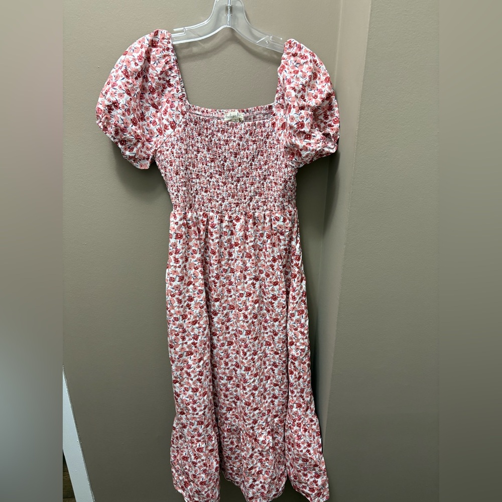 Floral Puff Sleeve Dress